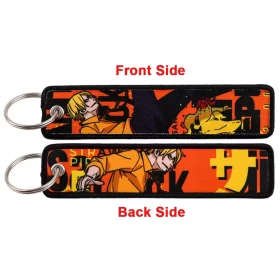 One Piece Sanji Double-Sided Anime Keychain | Front & Back Design