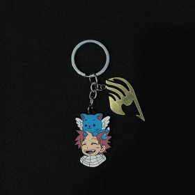 Fairy Tail: Natsu & Erza Keychain-Ver02