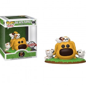 Disney Dug Days Dug With Puppies (Deluxe) Funko Pop!