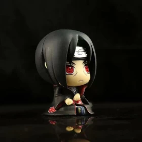 Naruto Figures: Uchiha Itachi sitting posture figure-Q version-PVC- height 8cm