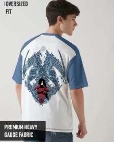 Naruto Madara Uchiha Oversized T-Shirt – Premium Heavy Fabric