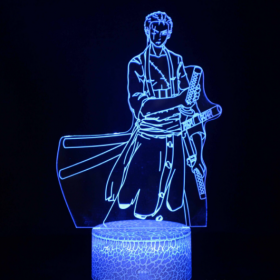 One Piece Zoro4 3D Night Light LED RGB