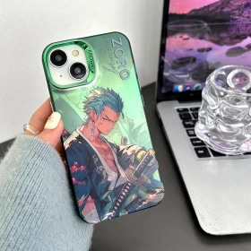 Anime One Piece: Roronoa Zoro Phone Case-(For iPhone)