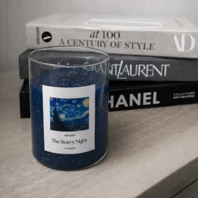 The Starry Night Handmade Candle – Oceanic Scent