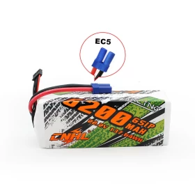 CNHL Racing Series 6200mAh 22.2V 6S 90C Lipo Battery with EC5 Plug