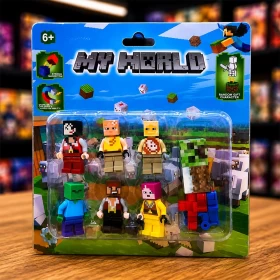 My World Mini Figure Set Series 2 – Pixel Style Collectible Toy Pack