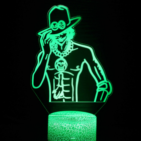 One Piece D.Ace 3D Night Light LED RGB