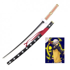 One Piece Trafalgar Law Kikoku Sword – 104cm Bamboo Cursed Nodachi Cosplay Replica