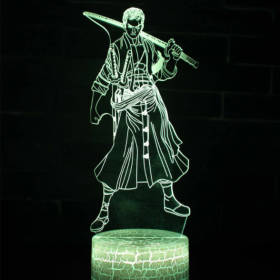 One Piece Zoro 3D Night Light LED RGB