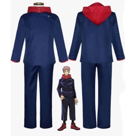Jujutsu Kaisen Yuji Itadori Cosplay Costume – Anime School Uniform Set for Adults & Teens