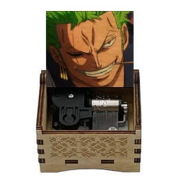 Anime One Piece: Roronoa Zoro Music box (Automatic)- Wood