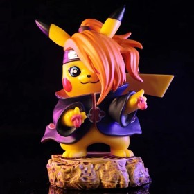 Naruto Pokemon Pikachu COS Deidara figure