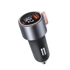 Mcdodo 75W Car Charger with Dual USB-A & USB-C Fast Charging and LED Display