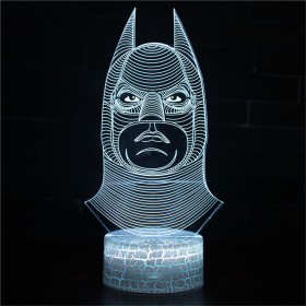 Batman Head Night Light 3D MRK6046