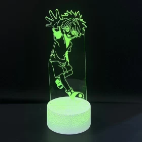 Hunter X Hunter 3D Night Lamp: Killua 3D Night Lamp-Touch Mode -LED Color Changing Table Lamp -Ver.05