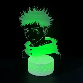 Jujutsu Kaisen 3D Night Lamp: Yuji Itadori 3D Night Lamp-Touch Mode -LED Color Changing Table Lamp -Ver.06