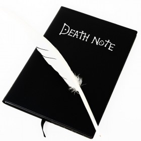 Death Note Book: Cosplay Notebook with Rules with Feather pen