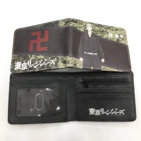 Tokyo Revengers Wallet Black And Light Yellow