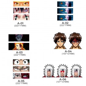 Attack on Titan, Naruto, Demon Slayer, My Hero Academia 3D Stickers