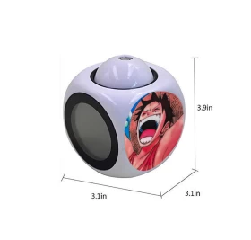 Anime One Piece: Monkey D. Luffy Digital LCD Projector Alarm Clock with Time Display