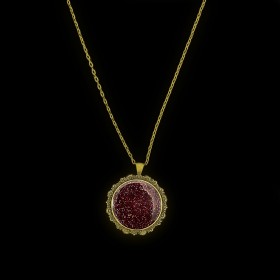 ٍRound Shape Necklaces Maroon