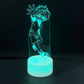 Hunter X Hunter 3D Night Lamp: Killua 3D Night Lamp-Touch Mode -LED Color Changing Table Lamp -Ver.05