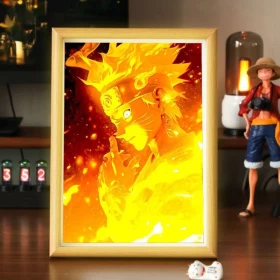 Naruto Led Light Painting USB Plug Dimming Wall Artwork-22cm*31cm (Ver.4)