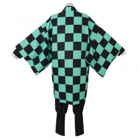 Demon Slayer Tanjiro Kamado 6-Piece Cosplay Costume Set