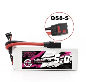 CNHL G+Plus 5000mAh 14.8V 4S 70C Lipo Battery with QS8 Plug