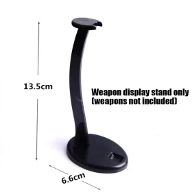 One Piece Sheath Samurai Sword Keychain with a Stand- Black-23CM(Ver.35)
