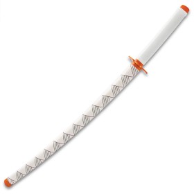 Demon Slayer Kyojuro Rengoku Nichirin Sword – Flame Hashira Bamboo Cosplay Katana 104cm