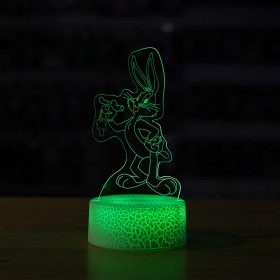 Bugs Bunny 3D Night Light LED