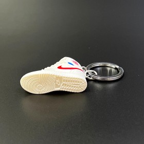 Shoe Keychain-White & Blue (Vers.33)