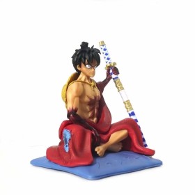 One Piece: Wano Country Seated Luffy Figure