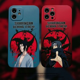 Naruto Sharingan / Uchiha Itachi Phone Case (For iPhone Models)- Blue and Red