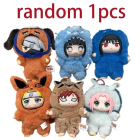 Naruto Shippuden Random Blind Box Plush Keychain – Surprise Anime Character Pendant Toy