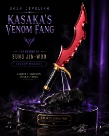 Solo Leveling Kasaka’s Venom Fang Dagger with Sheath | Sung Jin-Woo Anime Collectible 60 x 13 cm