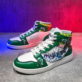 High top Sports Sneakers One Piece Zoro 3D حذاء على تصميم